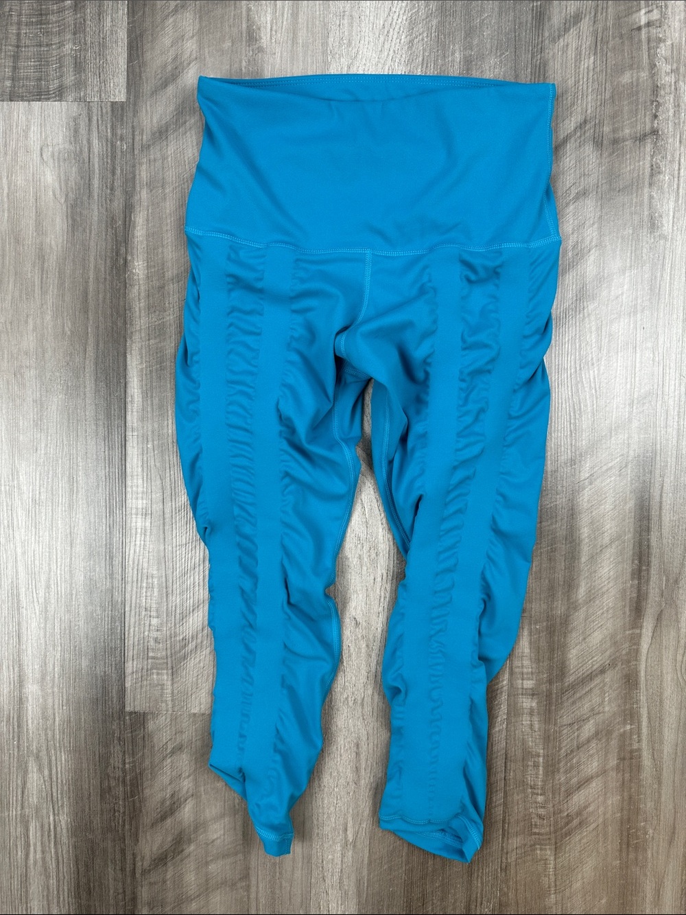 Sweetflexx Turquoise Capri Resistance Leggings - 6